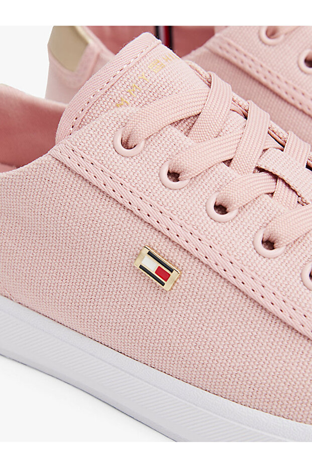 Kadın Pembe Logolu Sneaker - 6