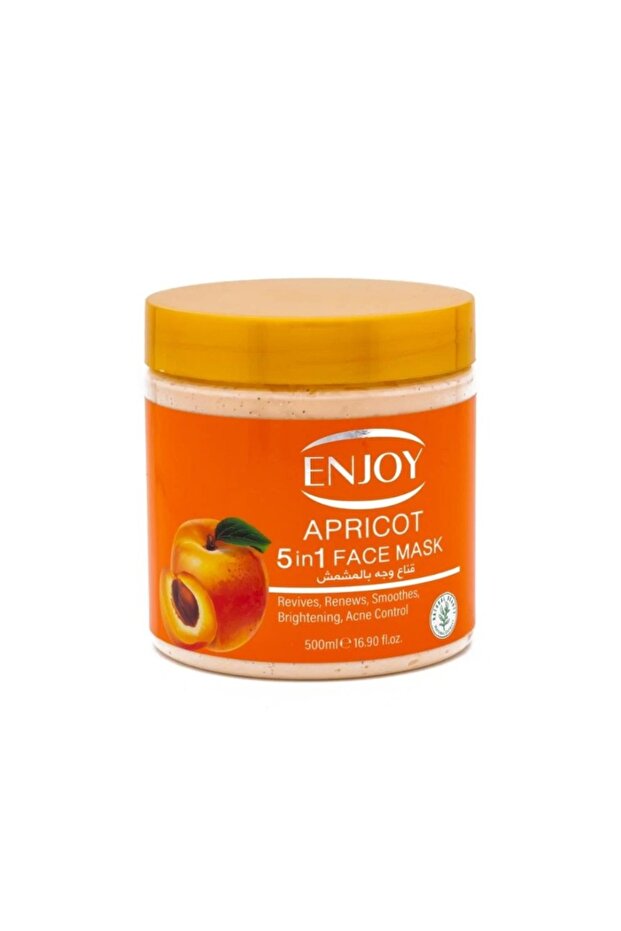 Face & Body 5-in-1 Whitening Mask 500 ML – Apricot Extract for Brightening, Firming & Acne Cont