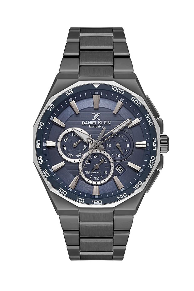 Sport Stylish Men's Wristwatch with Duat Time Feature