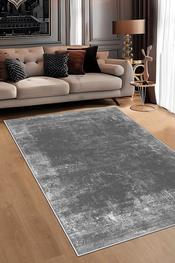 Makinede yıkanabilir kaymaz taban leke tutmaz mutfak halısı salon halısı ve yolluk/3489 Dikdörtgen - 1
