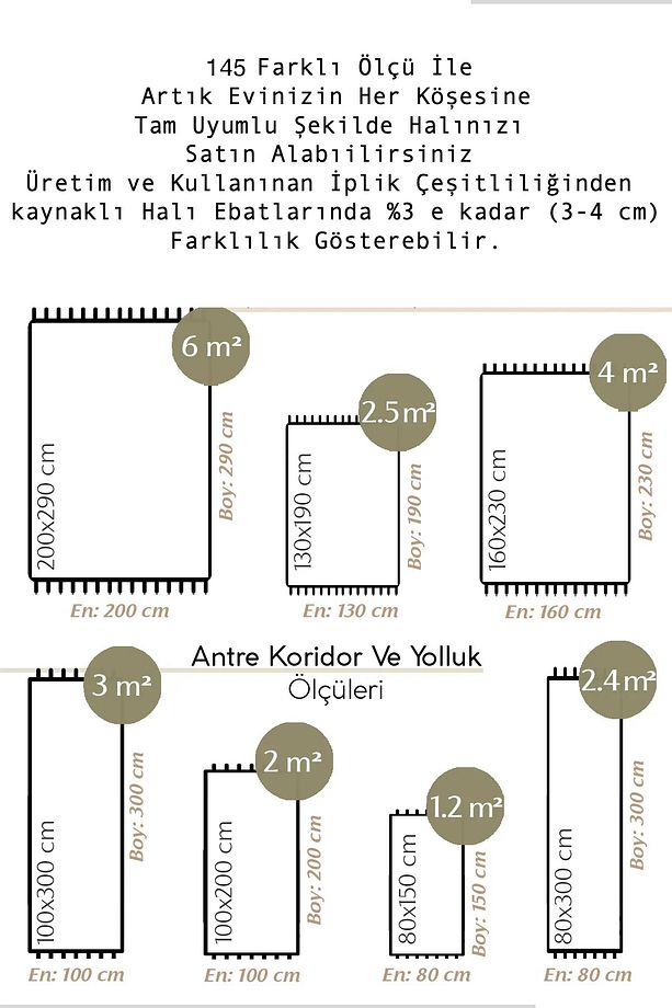 Makinede yıkanabilir kaymaz taban leke tutmaz mutfak halısı salon halısı ve yolluk/8084 Dikdörtgen - 4