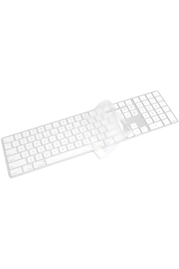 Apple Magic Keyboard-2 A1843 With Numeric Klavye Koruyucu (US TO TÜRKÇE) Ile Uyumlu Şeffaf - 2