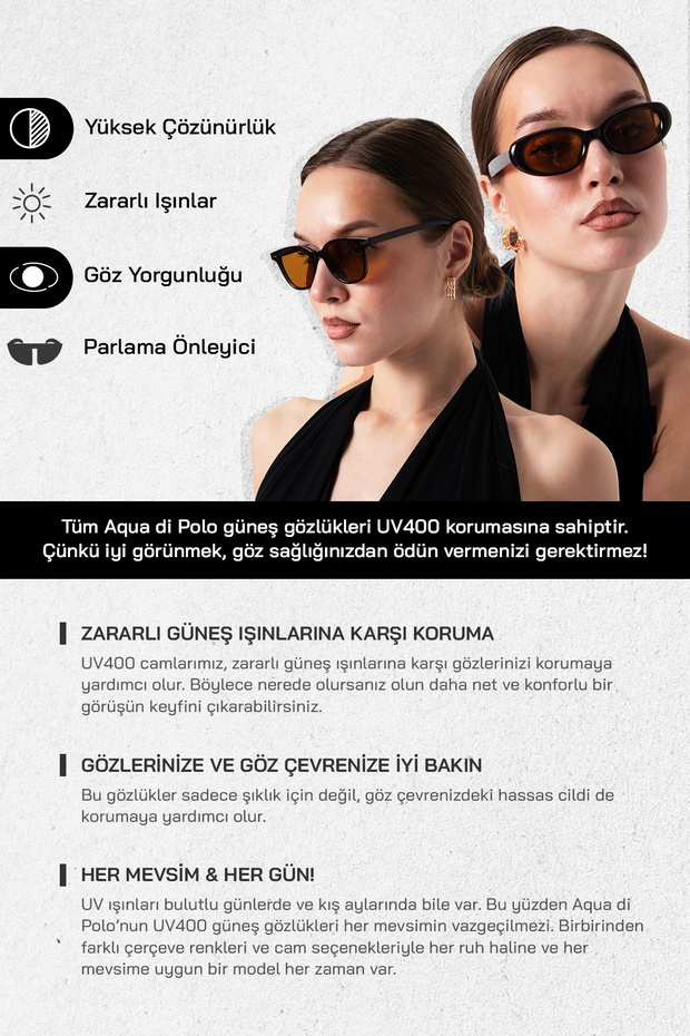 Avantajlı Fırsat 3'lü Unisex Güneş Gözlüğü Seti Stsa002701 - 7