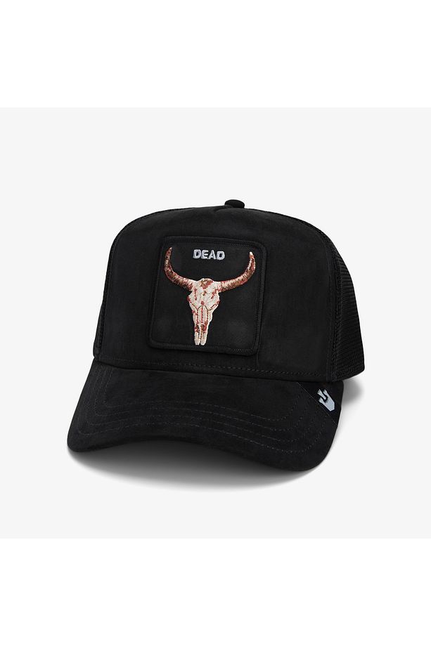 The Suede Skull Unisex Siyah Şapka - 1