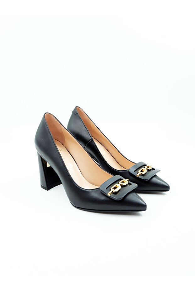 Women's Genuine Leather Heeled Shoes