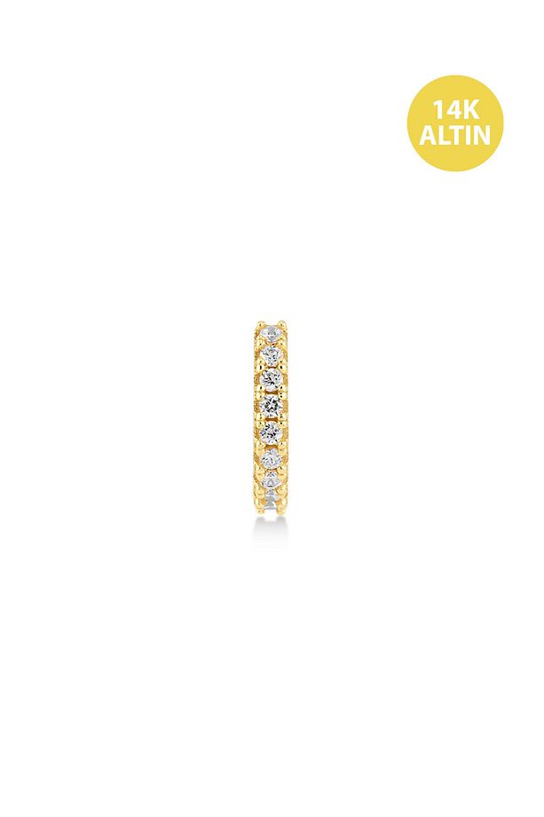 Tamtur Helix Hoop 6,5 mm (18 Gauge), 14KAltın Kıkırdak Küpe/Piercing (TEK Satılır) - 2