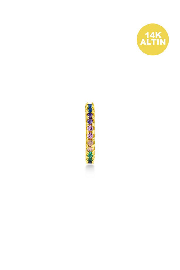 Tamtur Helix Hoop 8,0 mm (18 Gauge), 14KAltın Kıkırdak Küpe/Piercing (TEK Satılır) - 2