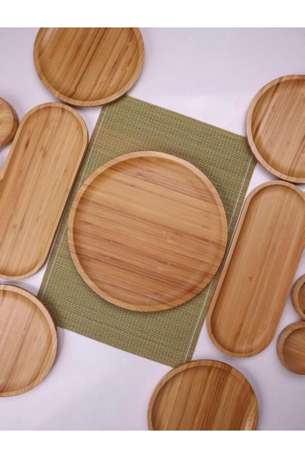 Bambu Harmony 6 Kişilik 15 Parça Bambu Kahvaltı Seti - Kahvaltı Takımı Sunum Seti - 2