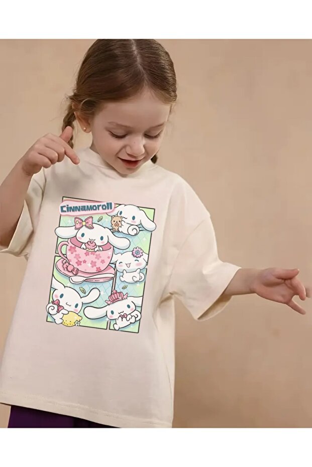 Cinnemaroll Kids Printed T-Shirt