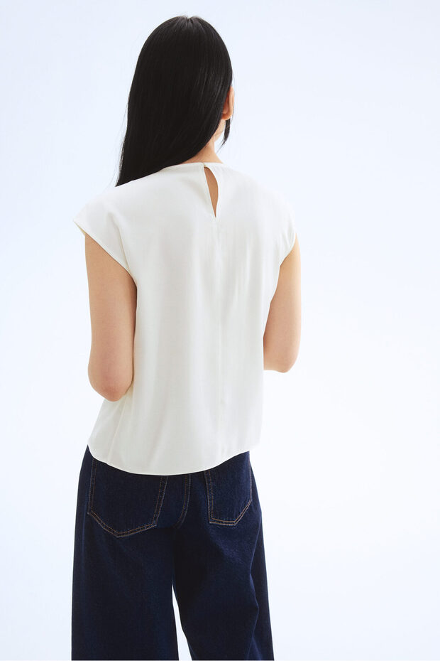 Önü Pilili Bluz - 4