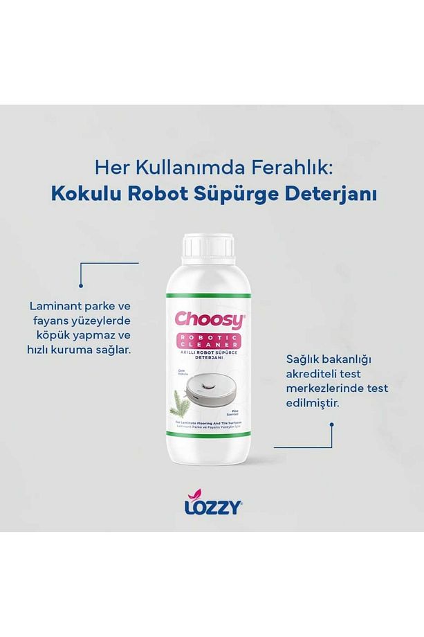 Robot Süpürge Zemin Temizleyicisi 1000 ml (ROBOT SÜPÜRGE DETERJANI) - 4