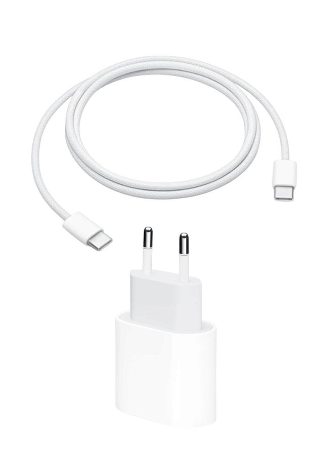 Techson Type-c Şarjı Iphone Uyumlu 15 16 Serisi Hızlı Şarz Aleti(ADAPTÖR TYPE-C KABLO) - 4