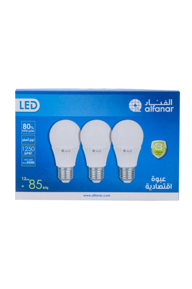 حزمة ترويجية لمصباح LED موفر للطاقة 12 واط بدون وميض