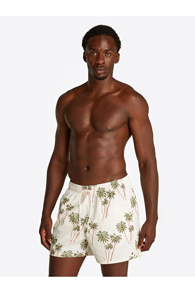 Erkek MEDIUM DRAWSTRING PRINT Deniz Şortu - 2