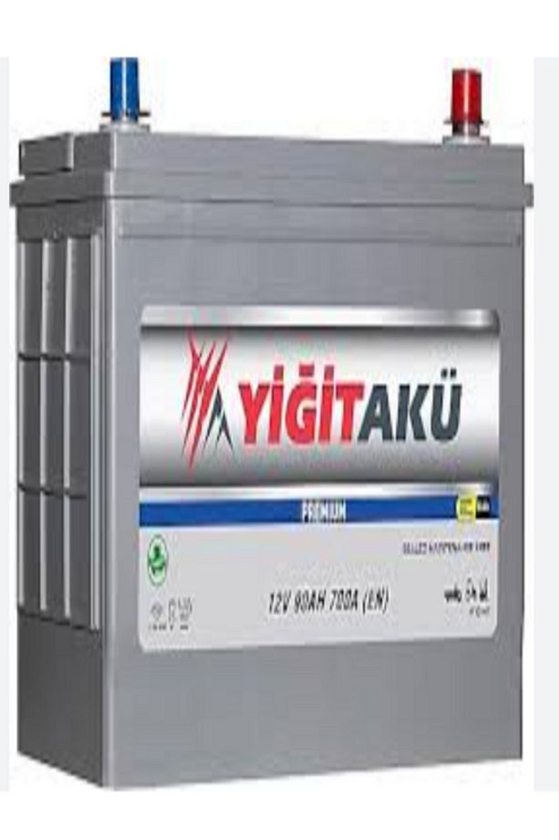 12v 90 amper ters kutup baş yiğit akü.!! Yeni üretim. - 1