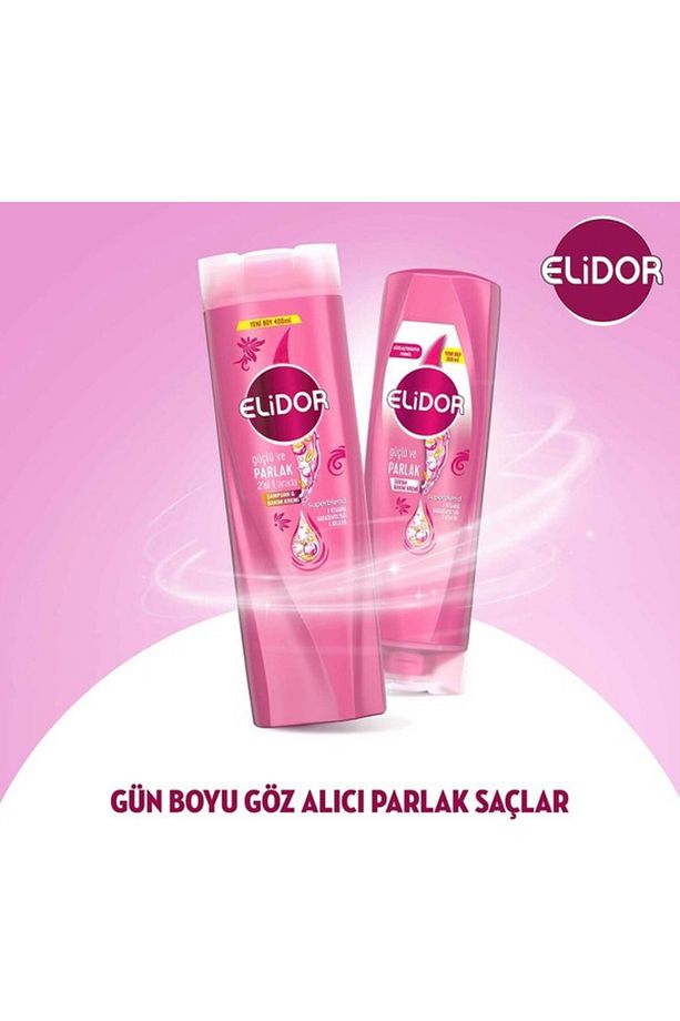 Superblend 2'si 1 Arada Şampuan Ve Saç Bakım Kremi Güçlü Ve Parlak E Vitamini Makademya Yağı 400 ml - 5