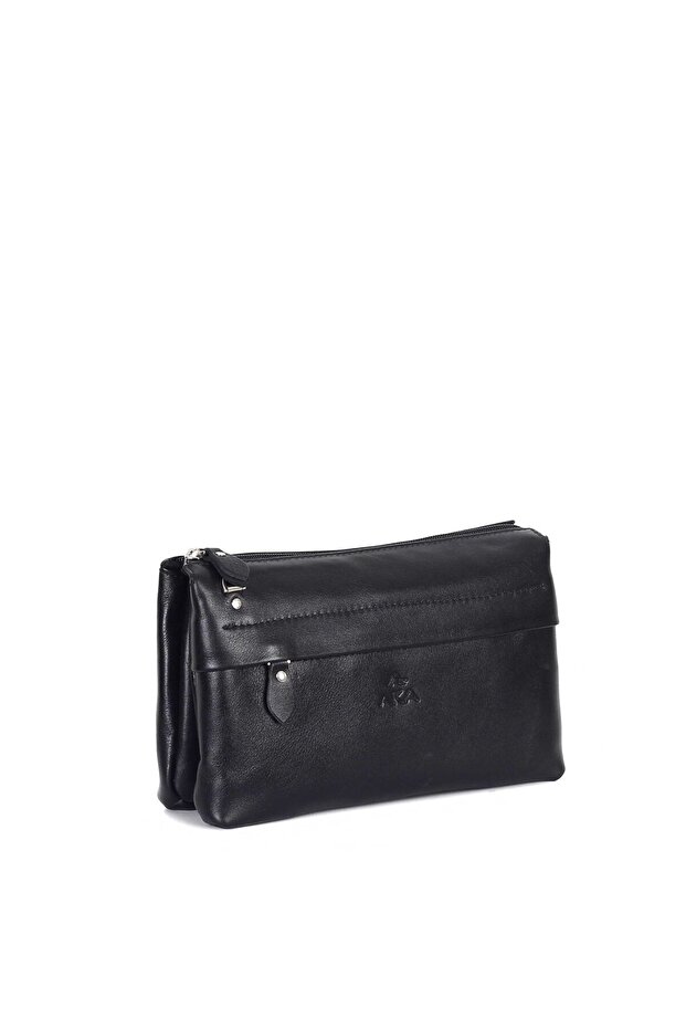Leather Black Hand and Shoulder Bag 338 1