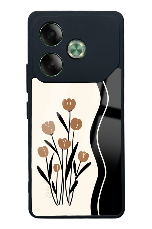 Tecno Pova 6 Flower Motif Design Glossy Phone Case