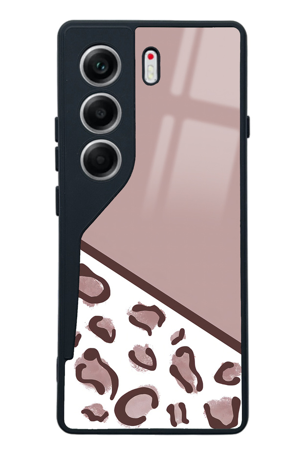 Tecno Camon 40 Coffee Leopard Design Glossy Phone Case