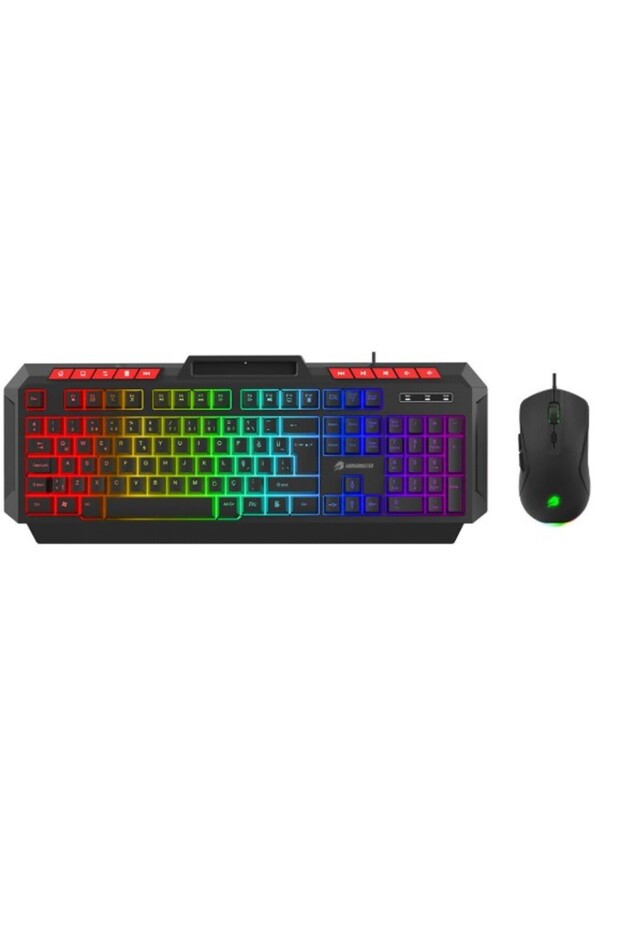 KM-11B Knight Siyah Klavye Mouse Set - 1