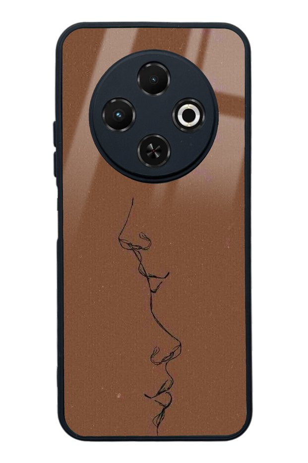 Tecno Spark 30C Coffee Silhouette Design Glossy Phone Case