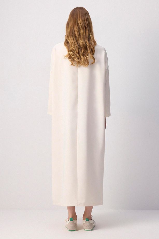 OVERSIZE KREP ELBİSE - 4