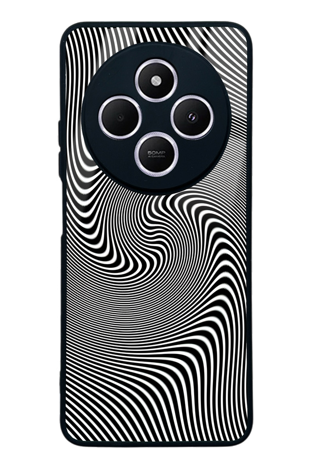 حافظة هاتف لامعة بتصميم موجة Triptrance لهاتف Xiaomi Redmi A4