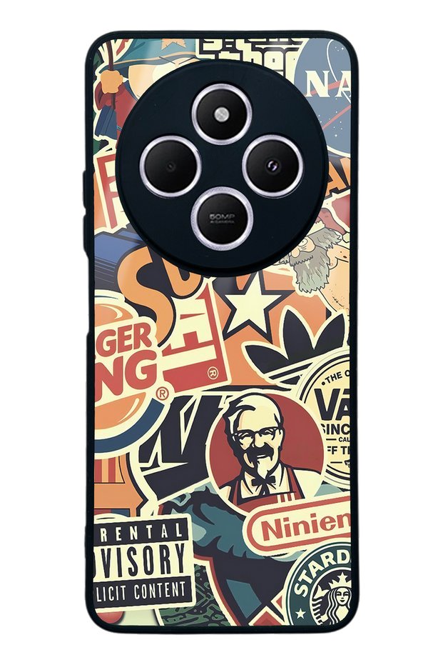 Xiaomi Redmi A4 Retro Brand Design Glossy Phone Case