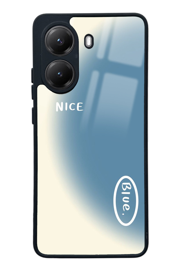 Xiaomi Poco X7 Pro Nice Blue Design Glossy Phone Case