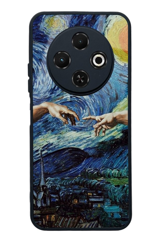Hand Hand Design Glossy Phone Case for Tecno Spark 30C