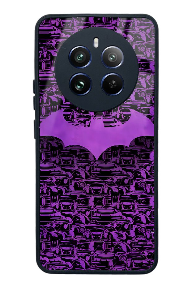 Oppo Realme 12 Lilac Batman Design Glossy Phone Case