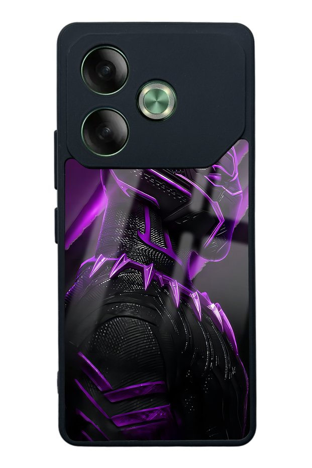 Tecno Pova 6 Black Panther Design Glossy Phone Case