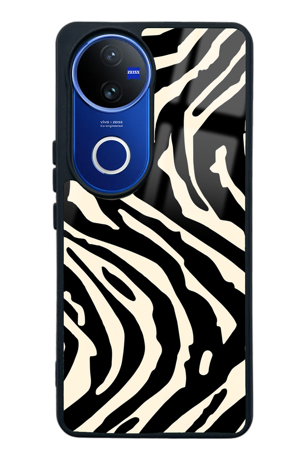 Vivo V50 Zebra Design Glossy Phone Case