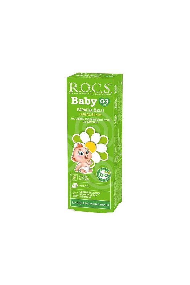 Baby 0-3 Yaş Diş Macunu 35 ml / Papatya Özlü Yutulabilir Diş Macunu ( 2 ADET ) - 3