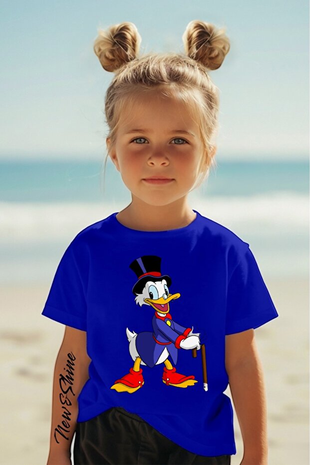 Daffy Duck Printed Oversized Kids T-Shirt