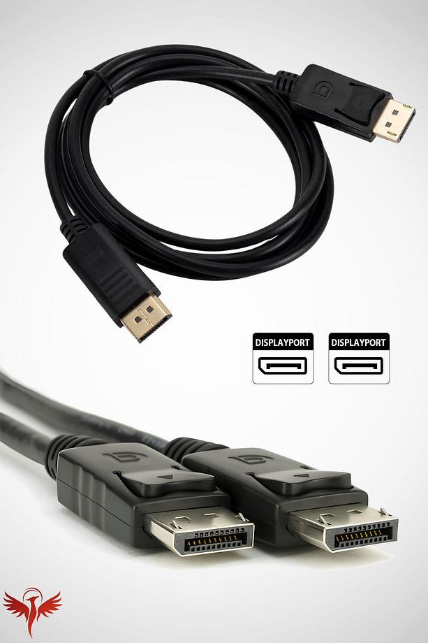 3 Metre Displayport Kablo (DP TO DP) 60hz,1440p,2k Monitör-pc Görüntü Kablosu Premium 3mt - 3