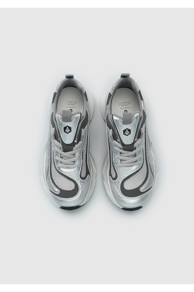 Gri Kadın Sneaker - 5