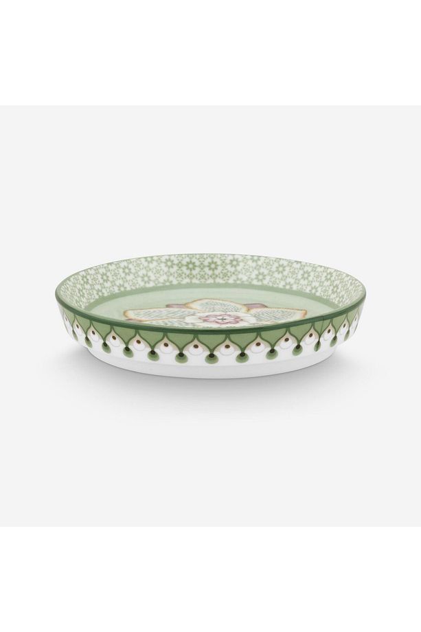 Lily & Lotus Yeşil Porselen Çay Tabağı 9 Cm - 4