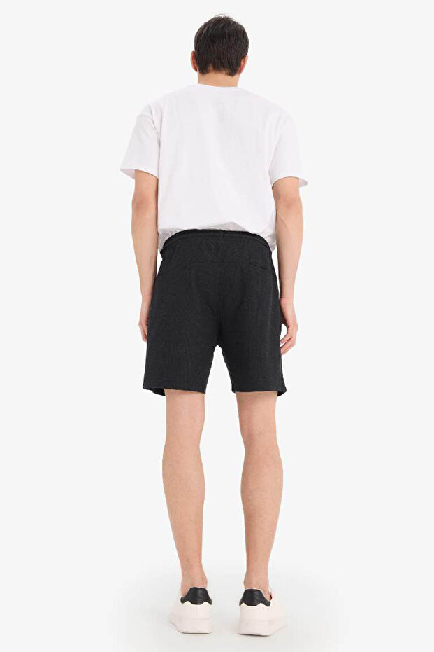 Slim Fit Dar Paça Şort - 8