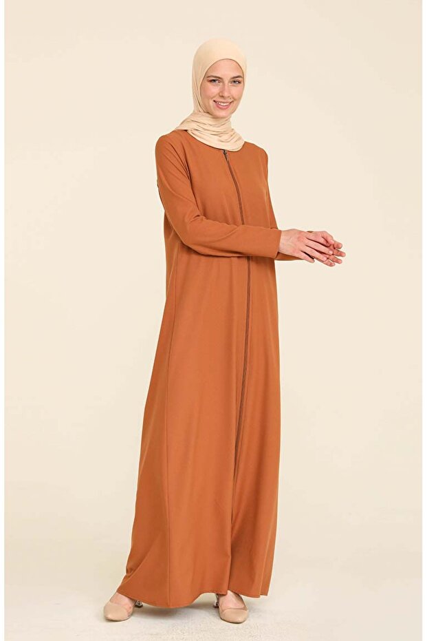 فستان كريب بسحاب 3317-05 تابا