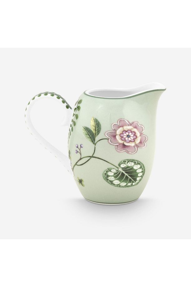 Lily & Lotus Yeşil Porselen Sütlük - 4