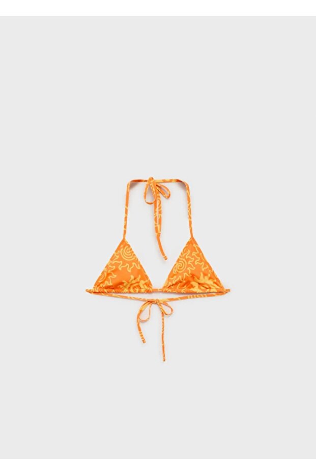 Desenli bikini üstü - 3