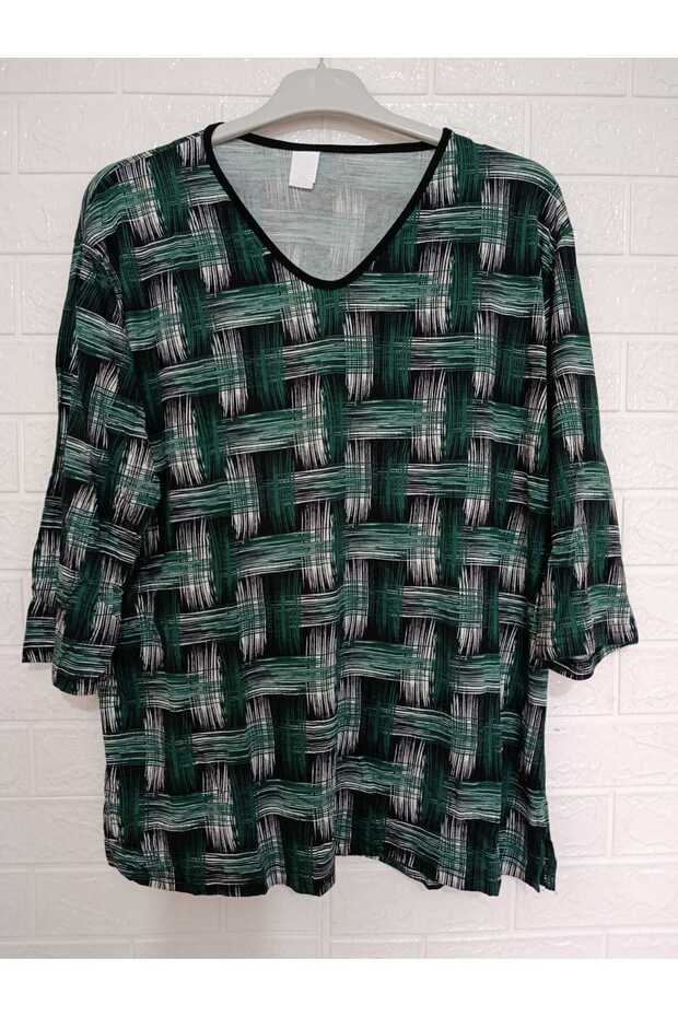 Full Summer Capri Sleeve 95% Viscose Anti-Sweat Blouse