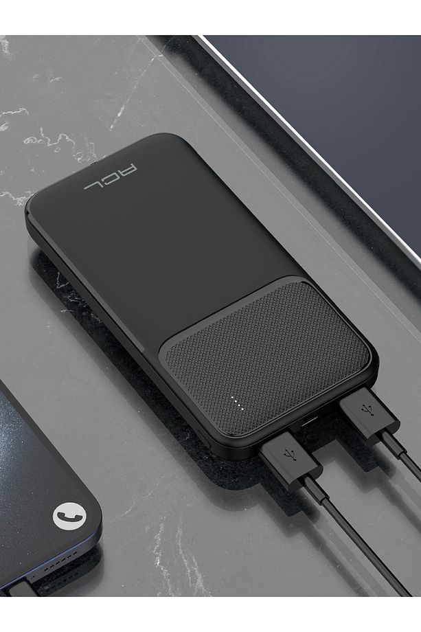 Pw-99 10000mah Powerbank Siyah | Led Göstergeli, Çift Usb & Type-c Çıkışlı, Akıllı Güvenlik Sist - 3
