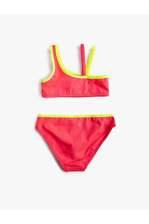 Bikini Takımı Tek Omuzlu Askı Detaylı - 2