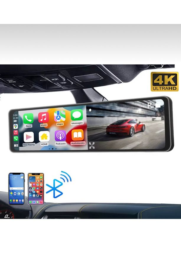 iDragon C3 Carplay & Android Multimedya 4K Ön 12" Dikiz Aynası Geri Görüş Park Sensörü - 3