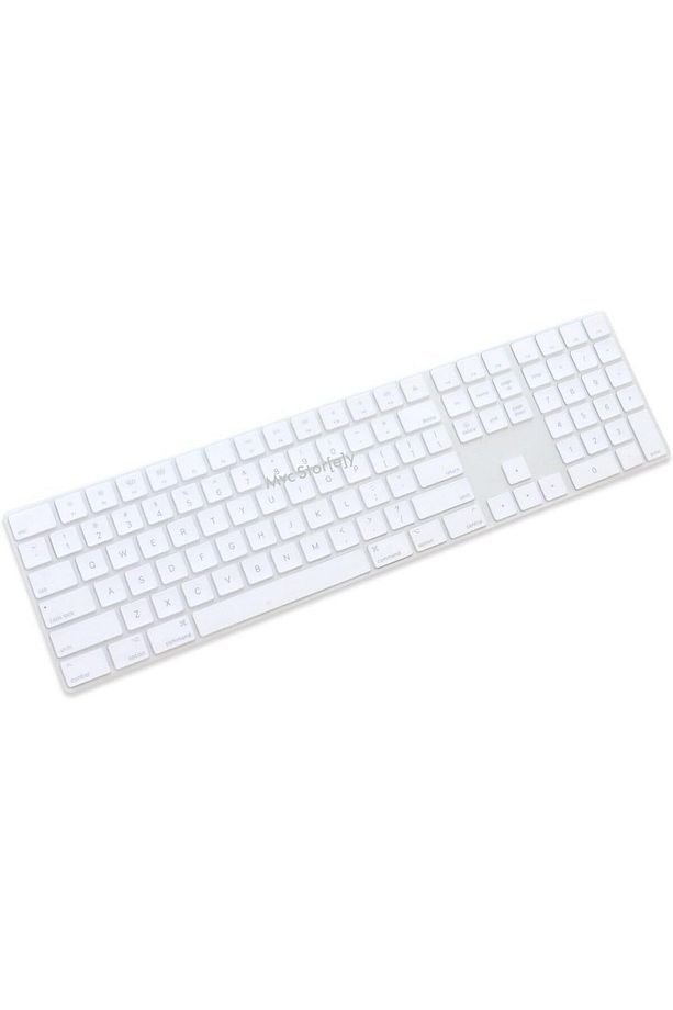 Apple Magic Keyboard-2 A1843 With Numeric Klavye Koruyucu (US TO TÜRKÇE) Ile Uyumlu Şeffaf - 1