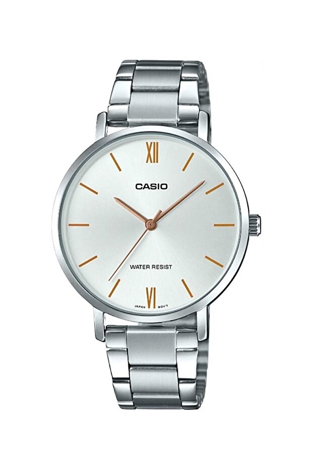 Women's Wristwatch with Dial and Band Metallic Color 24 Months Guarantee