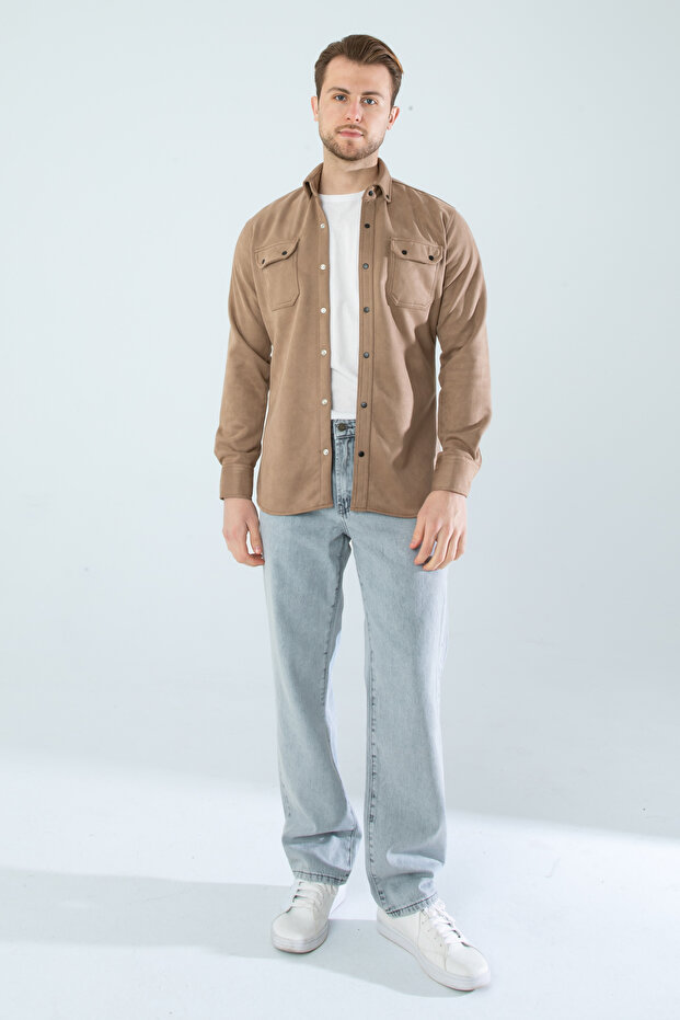 Men's Suede Spring Jacket - 3