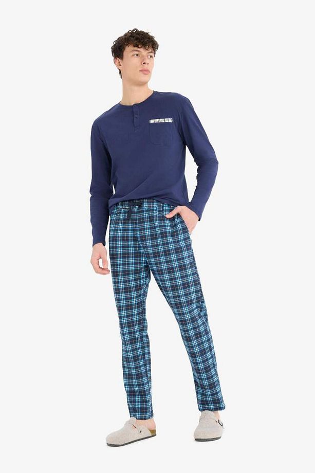 Regular Fit Kareli Cepli Pijama Altı E0512ax25sm - 3
